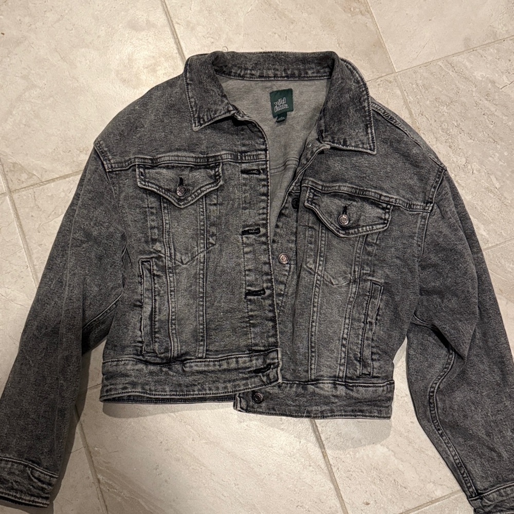 Wild Fable Black Jean Jacket